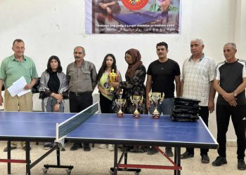 Turnoveya Pîng Pong a Qamişlo bi dawî bû