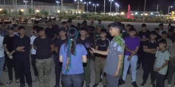 Ciwanên Qamişlo şehîdên fedayî bibîranîn