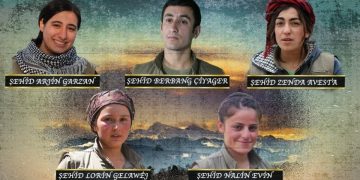 HPG-NRÇ nasnameya 5 şehîdan eşkere kir