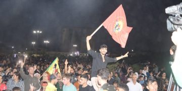 Ciwanan li Heseke beşdarî pîrozbahiya banga dîrokî ya Rêber Apo bûn