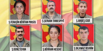 HPG-NRÇ nasnameyên 6 şehîdan eşkere kirin