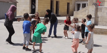 Li Reqa ji bo zarokên Efrînê çalakiyên werzişî hat li darxistin