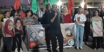 Şehîdên 14’ê Tîrmehê li Dêrikê bi meşekê hatin bîranîn