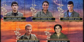 HPG-NRÇ’ê 5 şehîd bi hurmetî bibîr anî