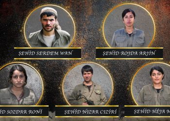 HPG’ê 5 gerîlayên ku sala 2019’an şehîd bûn bi bîr anî