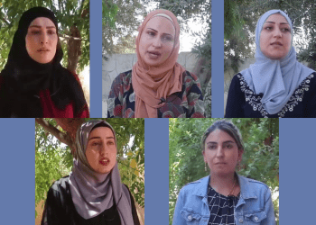 Jinên Ereb ên Ciwan li Tebqayê beşdarî Kampanyaya “Em Dixwazin Bi Rêber Apo re Hevdîtinê Bikin” bûn