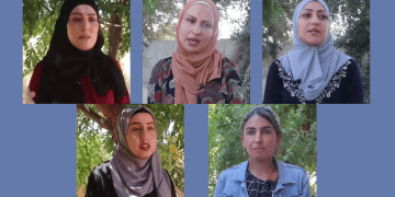 Jinên Ereb ên Ciwan li Tebqayê beşdarî Kampanyaya “Em Dixwazin Bi Rêber Apo re Hevdîtinê Bikin” bûn