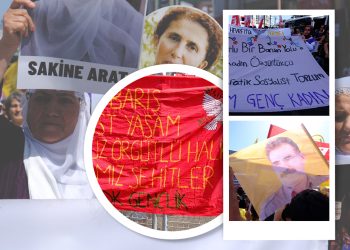 Li Kadikoyê bi beşdariya bi hezaran mîtînga aştiyê