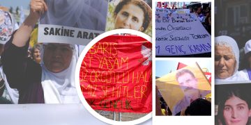 Li Kadikoyê bi beşdariya bi hezaran mîtînga aştiyê