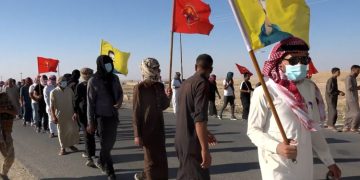 Ciwanên Ereb yên Şengalê ji bo azadiya Rêber Apo meşiyan