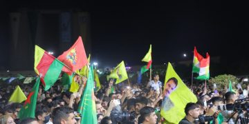 Ciwanan di şahiyê ji bo azadiya Rêber Apo de