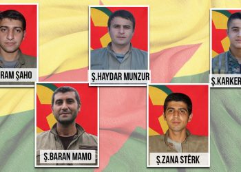 HPG-NRÇ’ê 5 şehîd bi rêzdarî bi bîr anî