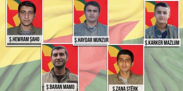 HPG-NRÇ’ê 5 şehîd bi rêzdarî bi bîr anî
