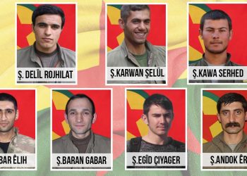 HPG-NRÇˊê nasnameyên 7 gerîlayên şehîd aşkera kirin