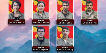 HPG-NRÇ’ê 6 gerîlayên şehîd bûn bi rêzdarî bi bîr anî