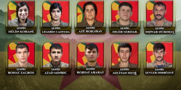 HPG-NRÇ’ê gerîlayên şehîd bi rêzdarî bi bîr anî