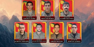 HPG-NRÇ’ê 7 gerîlayên li Herêmên Parastinê yên Medyayê şehîd bûne bi bîr anî