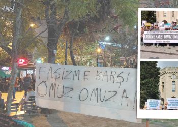 Li gelek bajaran Xwendekar li dijî êrîşên faşîstan li Hacettepeyê xwepêşandan li dar xistin