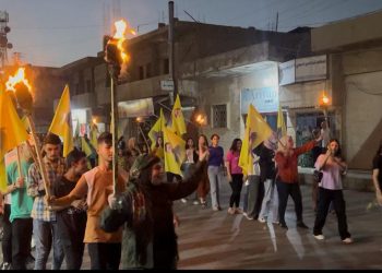 Tevgera Ciwanên Şoreşger li gelek cihan li dijî komploya 9’ê Cotmehê meş li dar xist