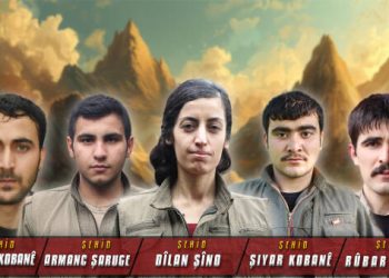 HPG-NRÇ’ê 5 gerîlayên şehîd bi rêzdarî bi bîr anî