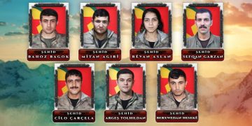 HPG-NRÇ’ê nasnameya 7 gerîlayên şehîd eşkere kir