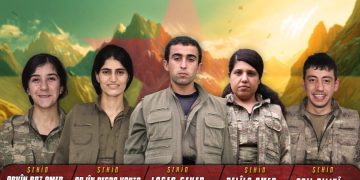 HPG-NRÇ’ê nasnameya 5 şehîdan eşkere kir