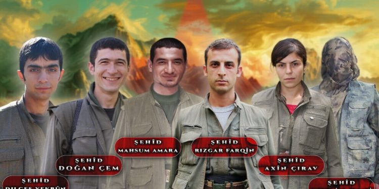 HPG NRÇ nasnameya 6 gerîlayên şehîd eşkere kir