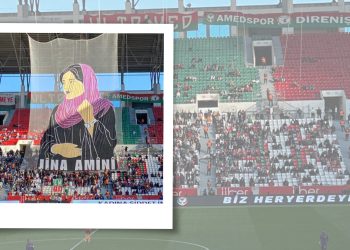 Di maça Tîma Jinan a Amedsporê de wêneyên jinên hatine kuştin hatin vekirin