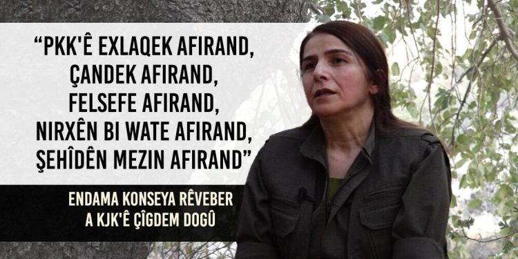 Çîgdem Dogû: Hêza bandorê ya Rêber APO mezin e