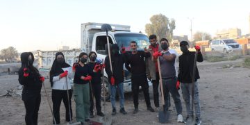 Komîna Ekolojî ya Ciwanan li Reqqayê Kampanyaya Paqijkirinê Berdewam Dike