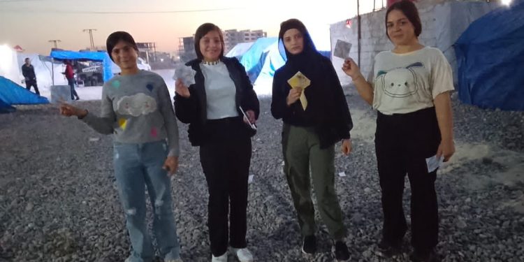 Yekîtiya Jinên Ciwan a Efrîn, Dijî Tundûtûjiyê Xebatê Hişyariyê Lidarxist