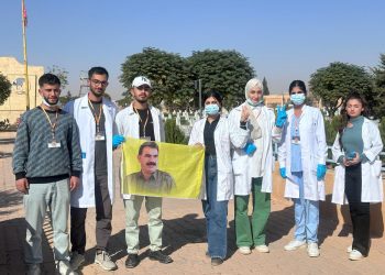 Komîna Tenduristî ya Yekîtiya Xwendekarên Welatparêz ya bajarê Hesekê avabû