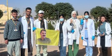 Komîna Tenduristî ya Yekîtiya Xwendekarên Welatparêz ya bajarê Hesekê avabû