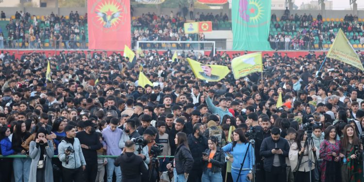 Bi pêşengtiya ciwanan salvegera PKK li Kobanê bi girseyî hat pîroz kirin