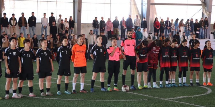 Jinên Ciwan ji Sûrî û Bakur û Rojhilatê Sûrî li dijî tundiya li dijî jinan turnuvayek lidarxist