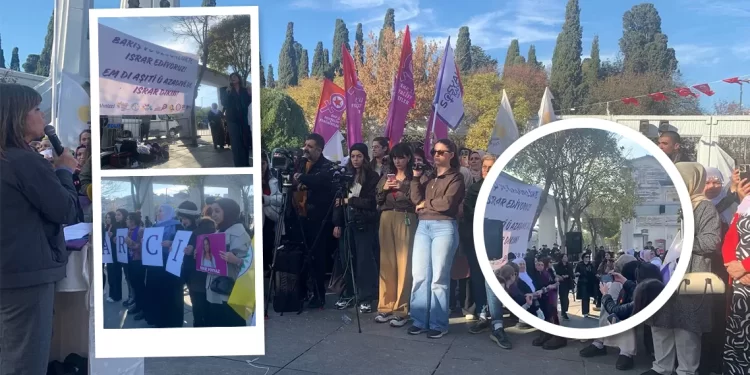 Jinan li Stenbolê bi dirûşmeya “Em di aştî û azadiyê de israr dikin” platforma aştiyê ava kirin