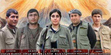 HPG’ê 5 gerîlayên ku di sala 2018’an de şehîd bûne bibîr anî