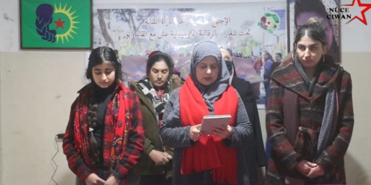 Yekîtiya Jinên Ciwan ya Kantona Tebqayê Civîna Xwe ya Salane