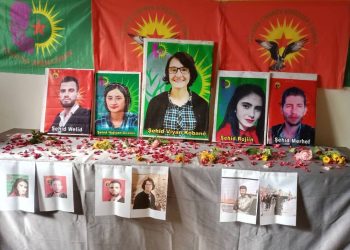 Yekîtiya Jinên Ciwan li Dêra Zorê Şehîdên Ciwanan Bi Bîr Anîn