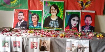 Yekîtiya Jinên Ciwan li Dêra Zorê Şehîdên Ciwanan Bi Bîr Anîn