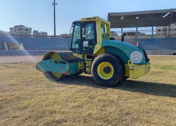 Desteya Werzîşê tamîrata stadyuma Şaredariya Reqayê dike