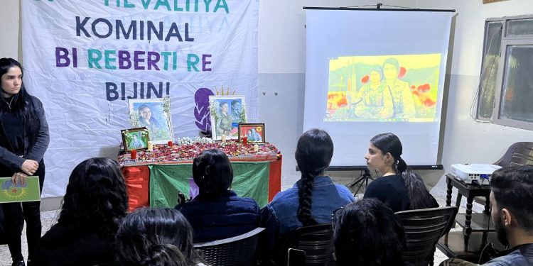 Jinên Ciwan li Dêrîkê Şehid Berçem Kobanê biranîn