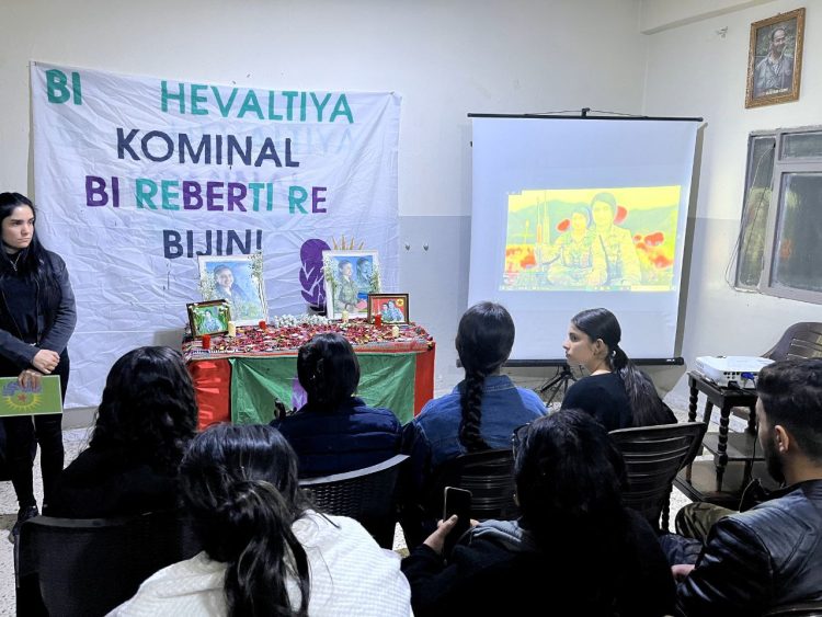 Jinên Ciwan li Dêrîkê Şehid Berçem Kobanê biranîn