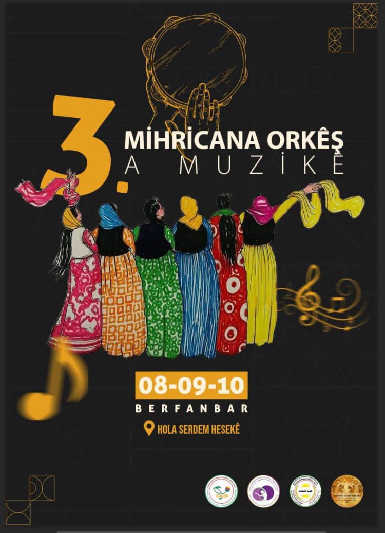 Sêyemîn Festîvala Orkêş bi şîara “Bi Çanda Komînal Deng û Awazên Gelan Vejîn Dibe” Tê li Darxistin