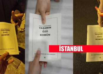 Yekîneyên YCWK yên Stenbolê Rapora Siyasî ya ku Rêber Apo ji Kongreya PKK ê re Şandibû Li Şeş Navçeyan Belav Kirin