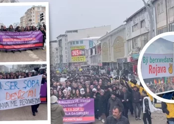 Li Wanê Ji Bo Rojava Meşek Girseyî Pêk Hat