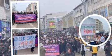 Li Wanê Ji Bo Rojava Meşek Girseyî Pêk Hat