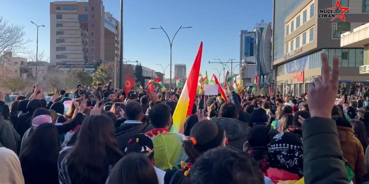Ciwanên Li Silêmaniyê Ji Bo Rojava Daketin Kolanan