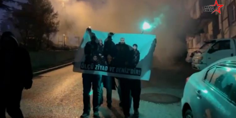 Ciwanên Welatparêz Li Enqerê Ji Bo Rojava Çalakî Li Dar Xistin