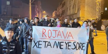 Ciwanên DEM Li Mersînê Li Dijî Êrîşên Li Ser Rojava Meşiyan